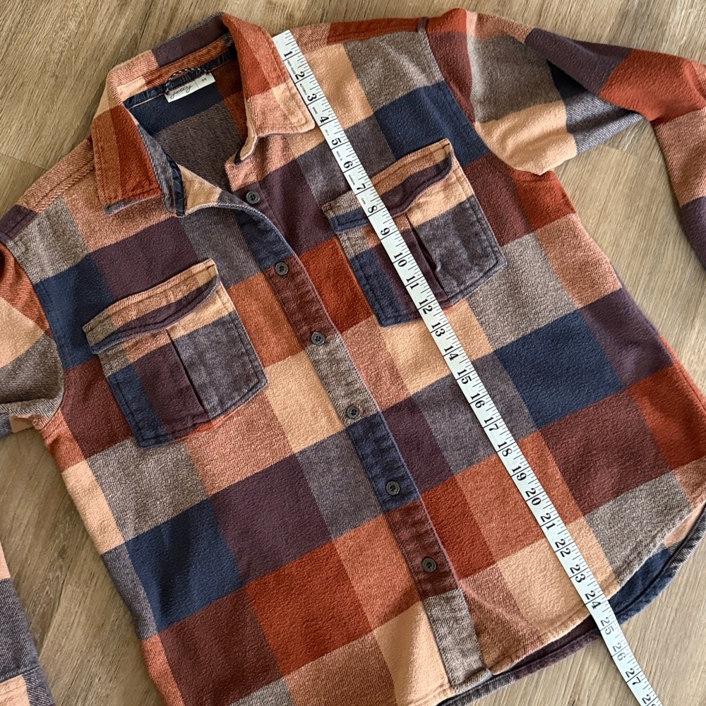 Jetty Plaid Flannel Shirt size M - Picture 5 of 6